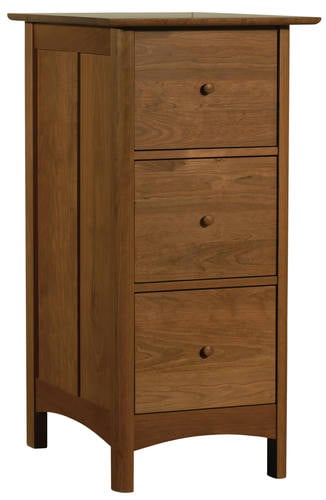 Mission Wood 3-Drawer File Cabinet by Vermont Furniture Designs