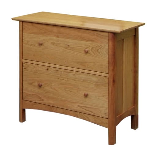 Mission Wood 2-Drawer Lateral File Cabinet by Vermont Furniture Designs