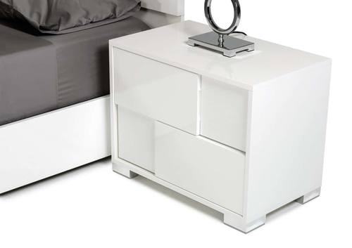 Modrest Ancona Italian Modern White Nightstand by VIG Furniture