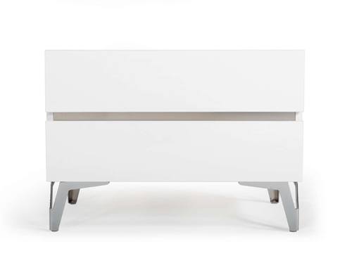 Nova Domus Angela - Italian Modern White Nightstand by VIG Furniture