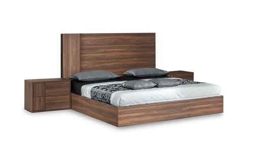 Nova Domus Asus - Italian Modern Walnut Bed by VIG Furniture