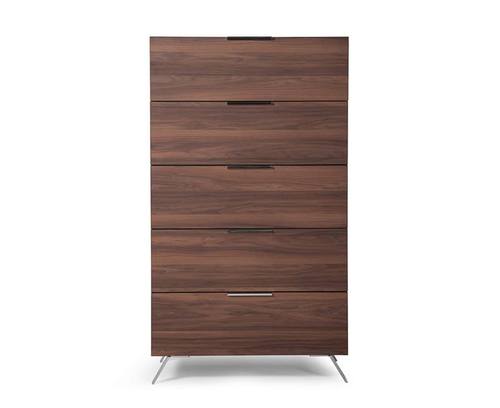 Nova Domus Brooklyn Italian Modern Walnut Chest by VIG Furniture