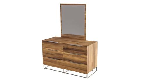 Nova Domus Lorenzo Italian Modern Light Oak Mirror by VIG Furniture