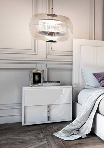 Modrest Nicla Italian Modern White Nightstand by VIG Furniture