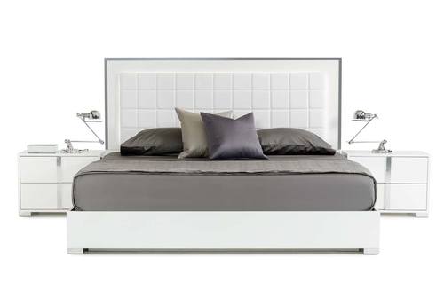 Modrest San Marino Modern White Bed by VIG Furniture