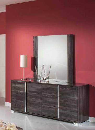 Modrest San Marino Modern Grey Mirror by VIG Furniture