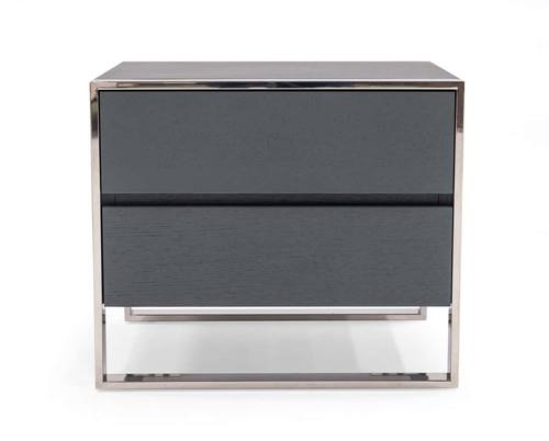 Modrest Jolene - Modern Grey Nightstand by VIG Furniture