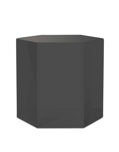 Modrest Newmont - Medium Grey High Gloss End Table by VIG Furniture