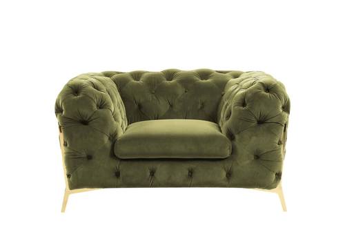 Divani Casa Sheila - Transitional Green Fabric Chair by VIG Furniture