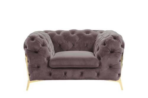 Divani Casa Sheila - Transitional Silver Fabric Chair by VIG Furniture