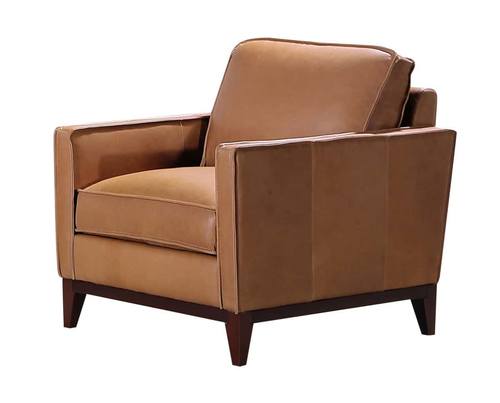 Divani Casa Naylor Modern Brown Italian Leather Split Chair by VIG Furniture