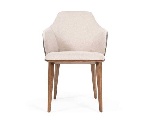 Modrest Megan Modern Beige & Grey Dining Chair by VIG Furniture
