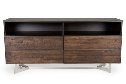 Modrest Wharton Modern Dark Aged Oak Dresser by VIG Furniture