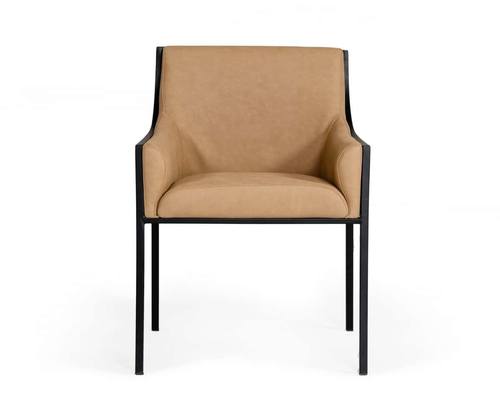 Modrest Raul - Modern Suede Tan Dining Chair by VIG Furniture