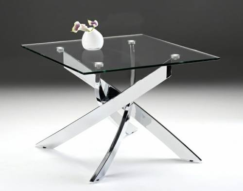 Modrest Pyrite Modern Glass End Table by VIG Furniture