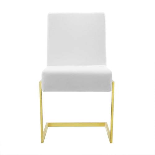 Modrest Batavia - Modern White/Gold Dining Chair (Set of 2) by VIG Furniture