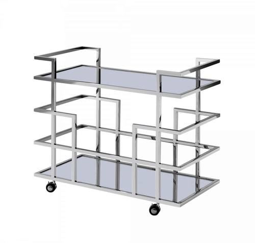 Modrest Caleb - Stainless Steel Wine Rack by VIG Furniture