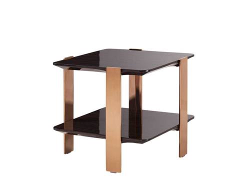 Modrest Leroy Modern Ebony & Rosegold End Table by VIG Furniture