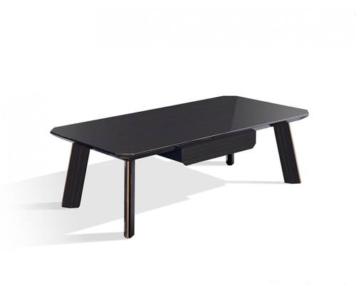 Modrest Chadwick Modern Ebony & Rosegold Coffee Table by VIG Furniture