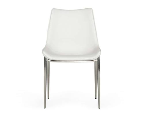 Modrest Frasier - Modern White Eco-Leather Dining Chair (Set of 2) by VIG Furniture
