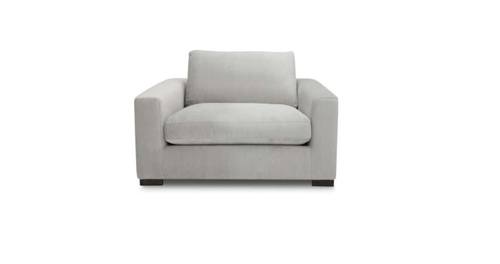 Divani Casa Poppy - Modern White Fabric Lounge Chair by VIG Furniture