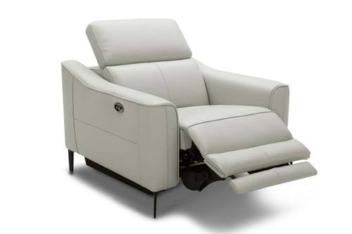 Divani Casa Eden - Modern Grey Leather Armchair by VIG Furniture
