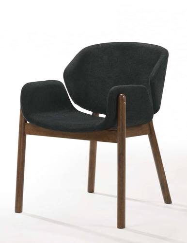 Modrest Jozy - Modern Grey & Walnut Dining Chair (Set of 2) by VIG Furniture
