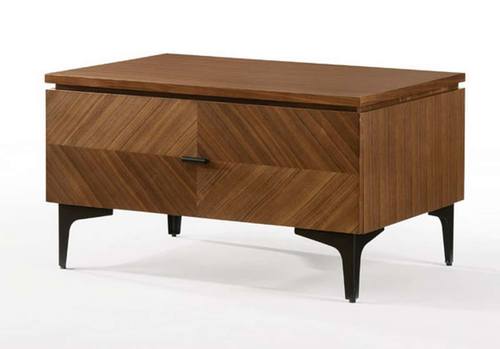 Modrest Paula - Mid-Century Walnut Nightstand by VIG Furniture