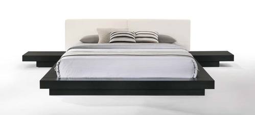 Modrest Tokyo - Contemporary Black & White Platform Bed by VIG Furniture