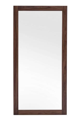 Modrest Amberlie - Modern Walnut Floor Mirror by VIG Furniture