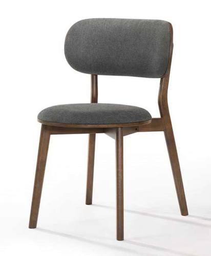 Modrest Donald - Modern Dark Grey & Walnut Dining Chair (Set of 2) by VIG Furniture