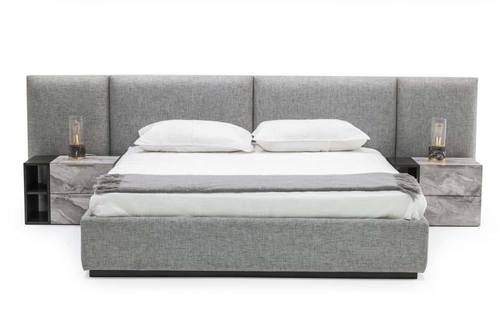 Nova Domus Maranello - Modern Grey Bed by VIG Furniture