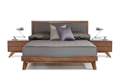 Nova Domus Soria Modern Grey & Walnut Bedroom Set by VIG Furniture