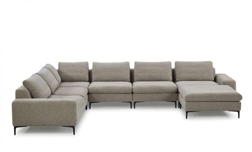 Divani Casa Cascade Modern Beige Fabric Sectional Sofa by VIG Furniture