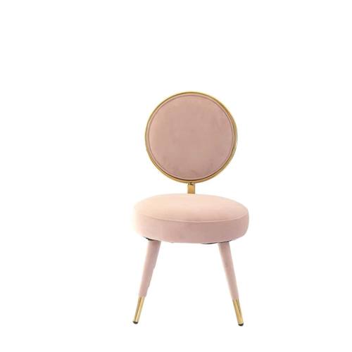 Modrest Haswell - Glam Pink Velvet Accent Chair (Set of 2) by VIG Furniture