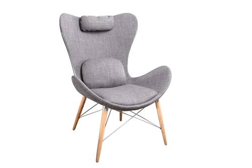 Modrest Britt Modern Grey Fabric Accent Chair by VIG Furniture