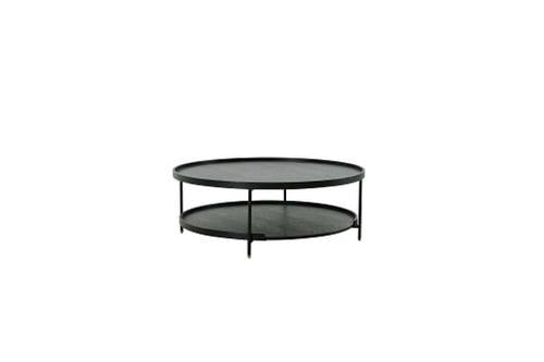 Modrest Mitchell - Black Iron Round Coffee Table by VIG Furniture
