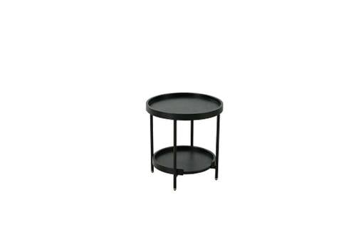 Modrest Mitchell - Black Iron Round End Table by VIG Furniture