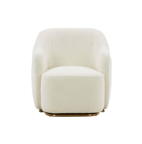 Modrest Masha Modern Off White Sherpa Accent Chair by VIG Furniture
