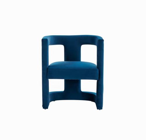 Modrest Kendra Modern Blue Fabric Accent Chair by VIG Furniture