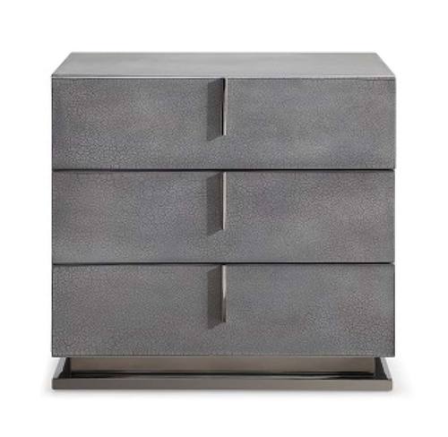Modrest Buckley Modern Cracked Grey 2 - Drawer Nightstand by VIG Furniture