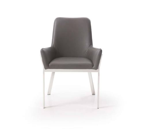 Modrest Robin Modern Grey Bonded Leather Dining Chair by VIG Furniture