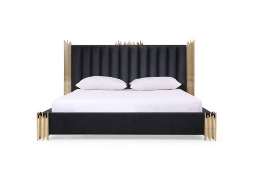 Modrest Token Modern Black & Gold Bedroom Set by VIG Furniture