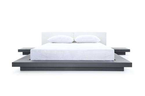 Modrest Opal Modern Wenge & White Platform Bed by VIG Furniture