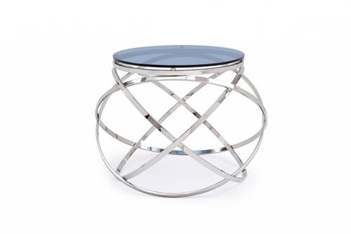 Modrest Tulare Contemporary Smoked Glass End Table by VIG Furniture