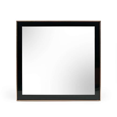 Nova Domus Cartier Modern Black & Rosegold Mirror by VIG Furniture