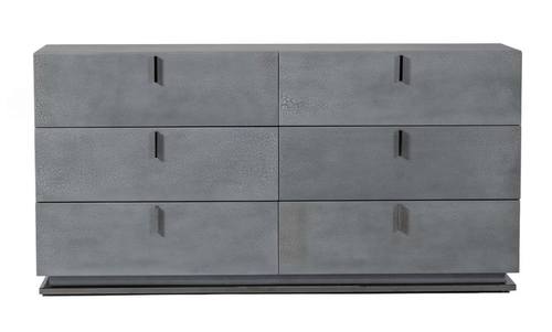 Modrest Buckley - Modern Grey Crackle Dresser by VIG Furniture