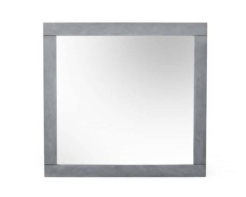 Modrest Buckley - Modern Grey Crackle Mirror by VIG Furniture