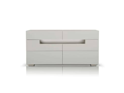 Modrest Ceres - Modern LED White Lacquer Dresser by VIG Furniture