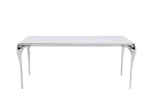 Modrest Vince - Modern Faux Marble & Stainless Steel Dining Table by VIG Furniture